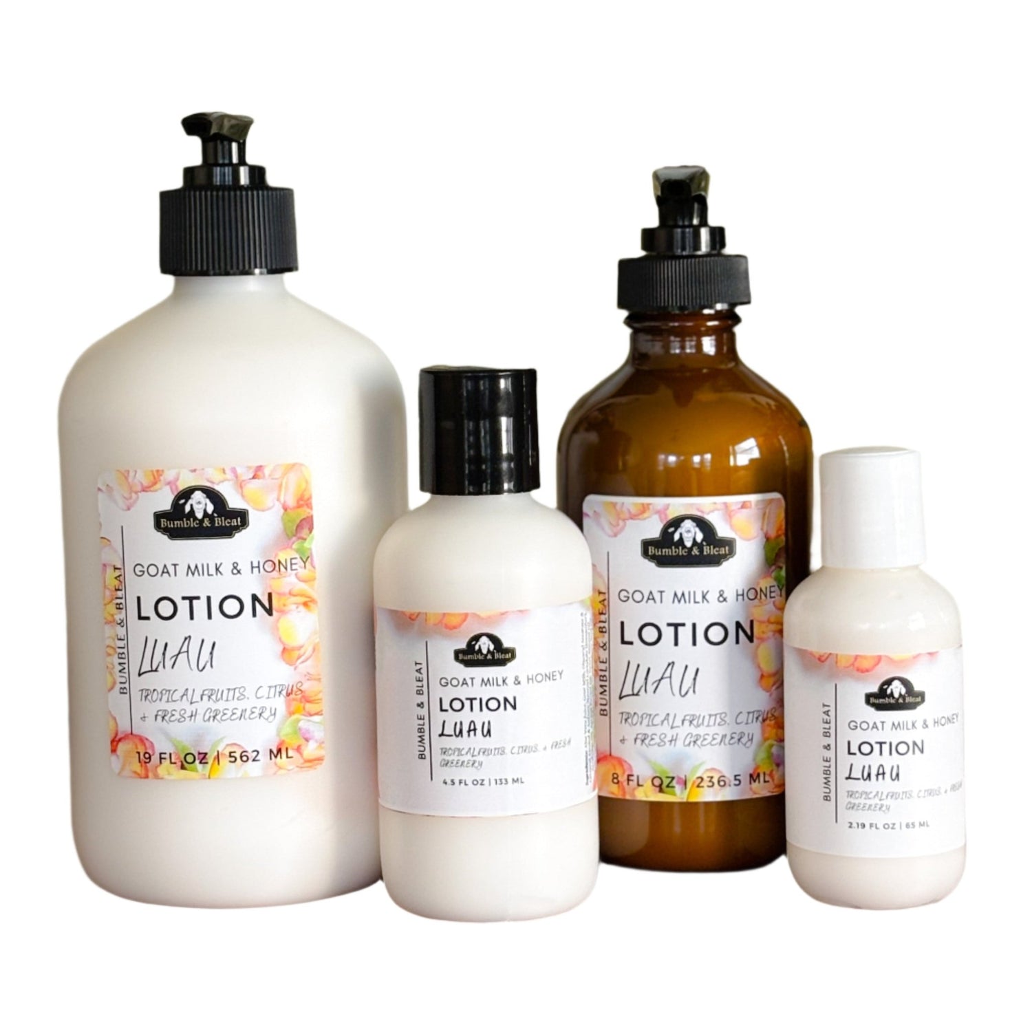 Luau Goat Milk & Honey Lotion - Bumble & Bleat Soapery