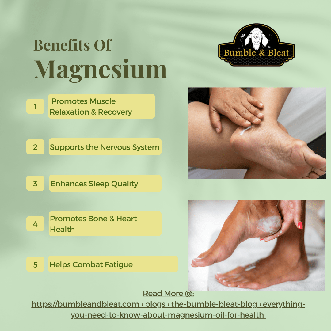 Magnesium Dream Cream - Bumble & Bleat Soapery