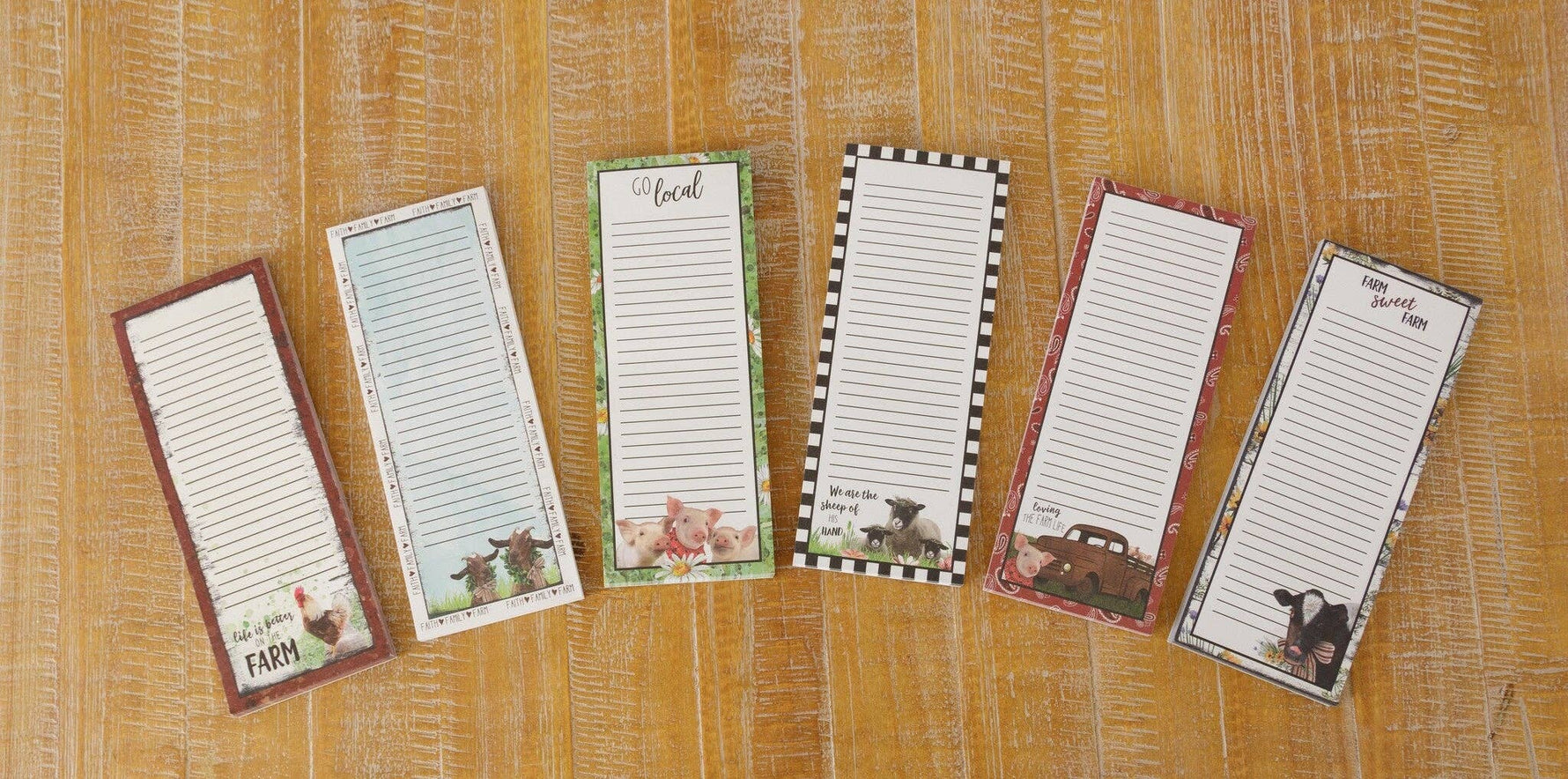 Magnetic Notepad - Farm Animals - Bumble & Bleat Soapery