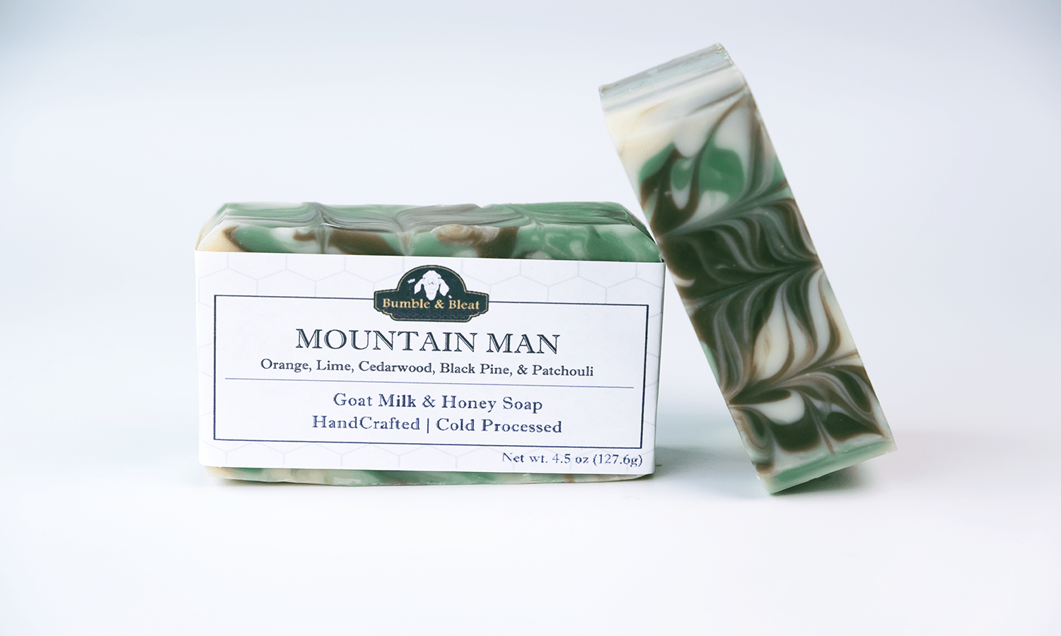 Mountain Man Bar Soap - Bumble & Bleat Soapery