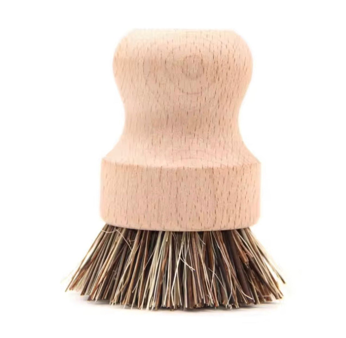 Natural Bamboo Dish Scrubber with Replaceable Plant Bristles | Sisal or Palm Fiber | Eco - Friendly Kitchen Brush - Bumble & Bleat Soapery
