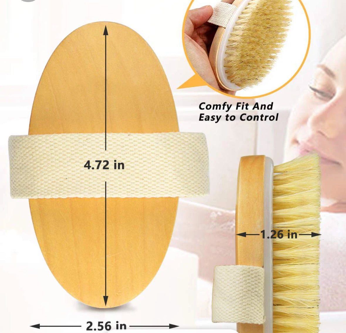 Natural Sisal Body Dry Brush - Bumble & Bleat Soapery