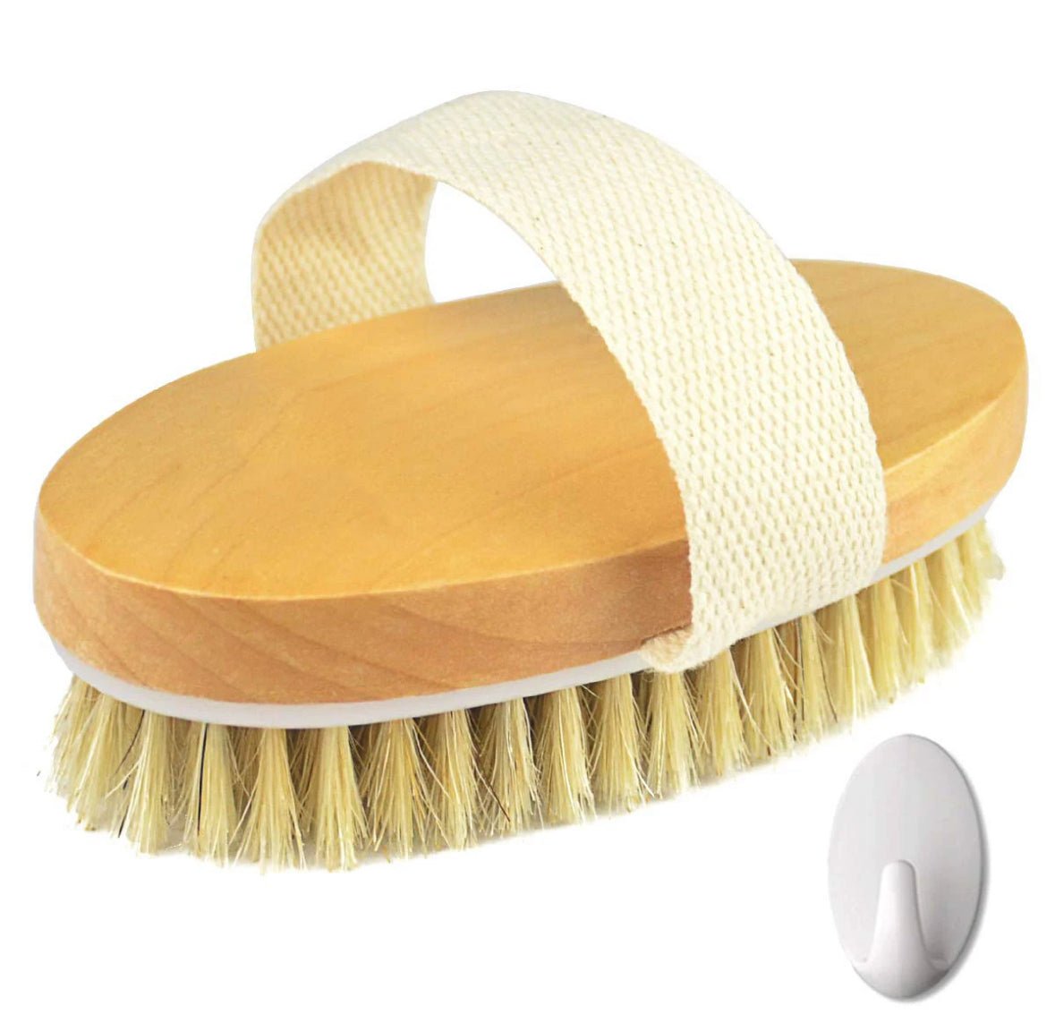 Natural Sisal Body Dry Brush - Bumble & Bleat Soapery