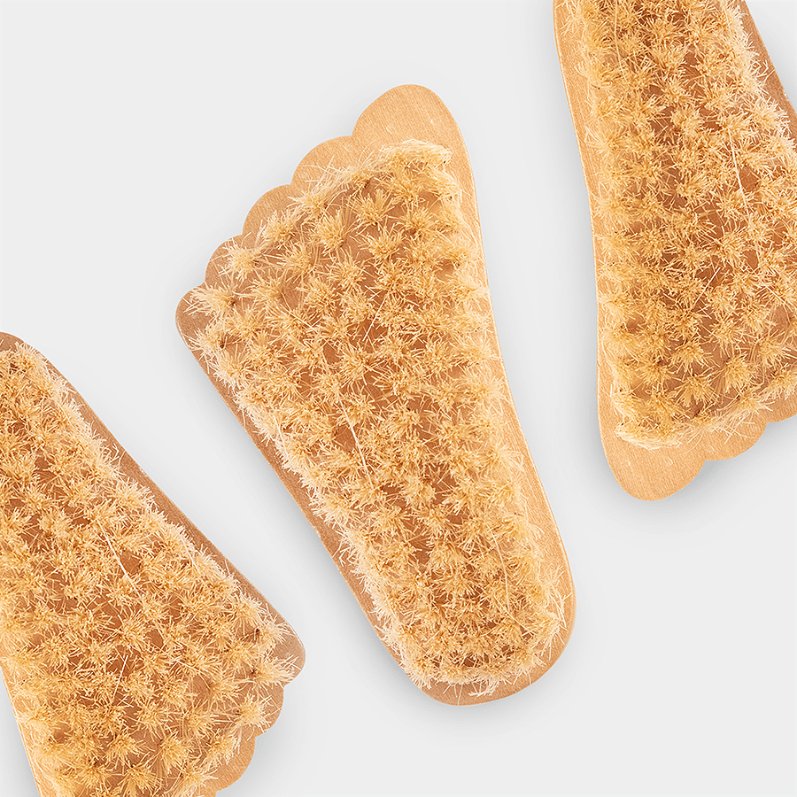 Natural Wooden Foot Brush - Bumble & Bleat Soapery