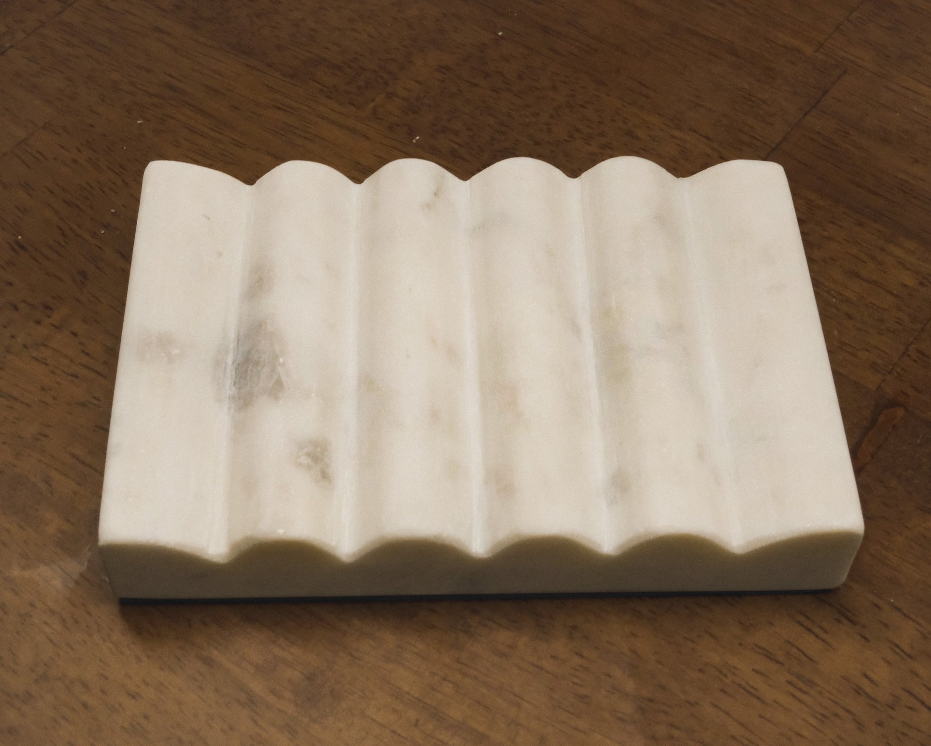 Marble Soap Dish, White