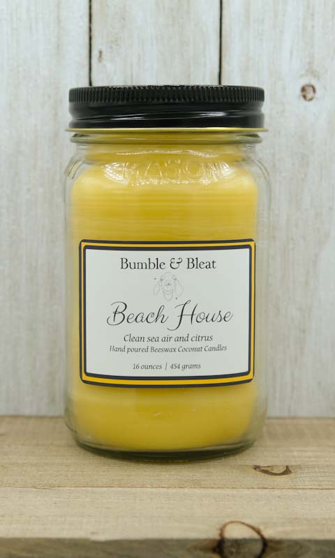 Beach House Beeswax Candles