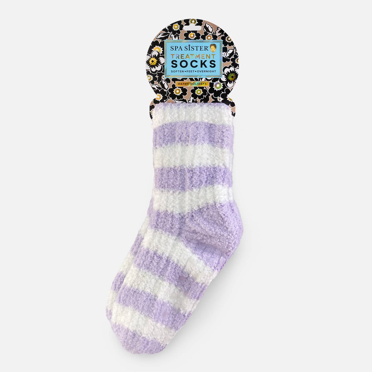 Calcetines de tratamiento navideño con aceites de jojoba y lavanda