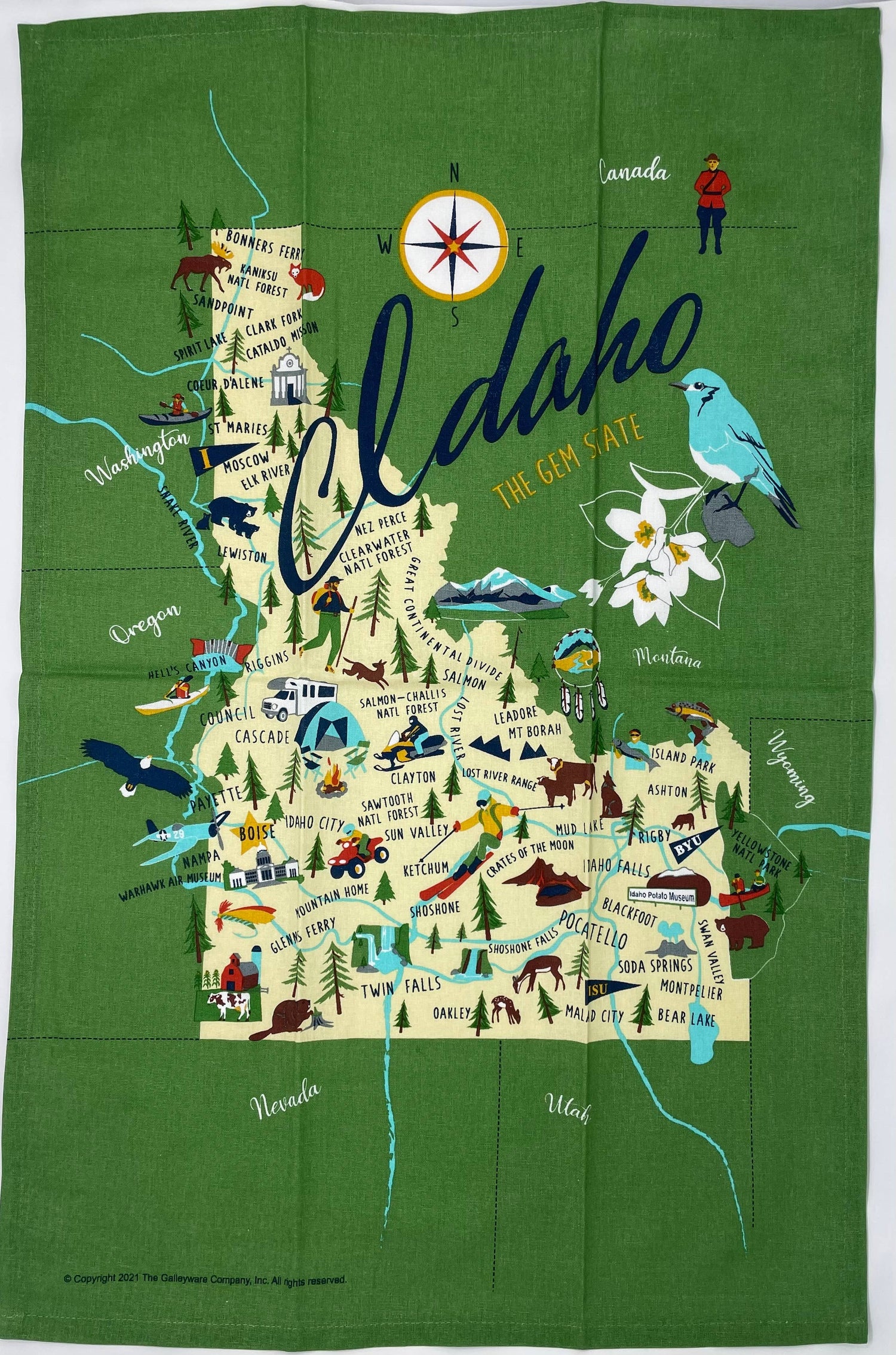 Toalla de té de Idaho