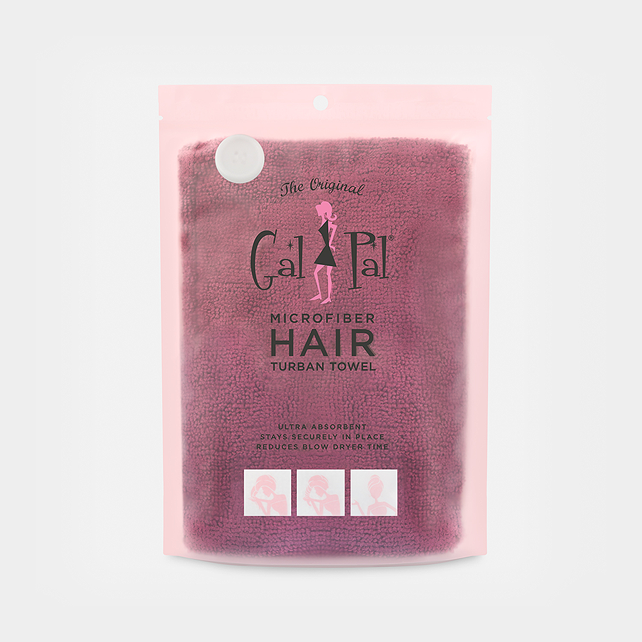 Toalla Turbante De Pelo De Microfibra Gal Pal