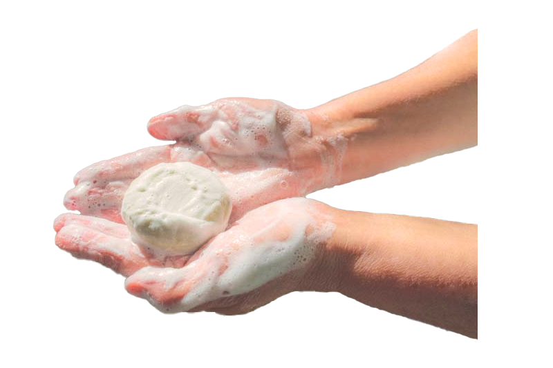 Natural hydrating shampoo bar for eco-friendly hair care