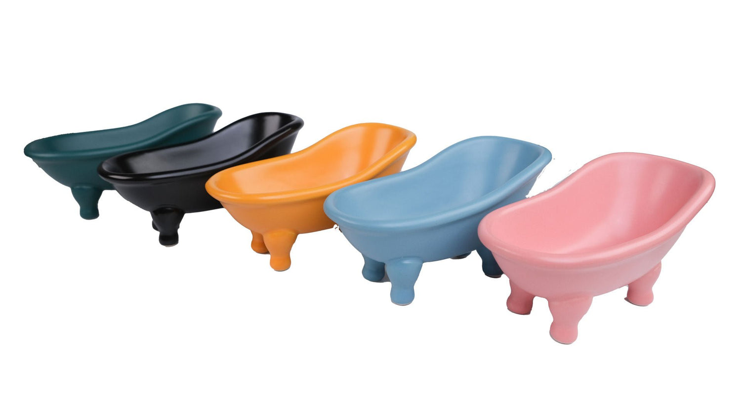 Porcelain Bathtub Soap Dish - Bumble & Bleat Soapery