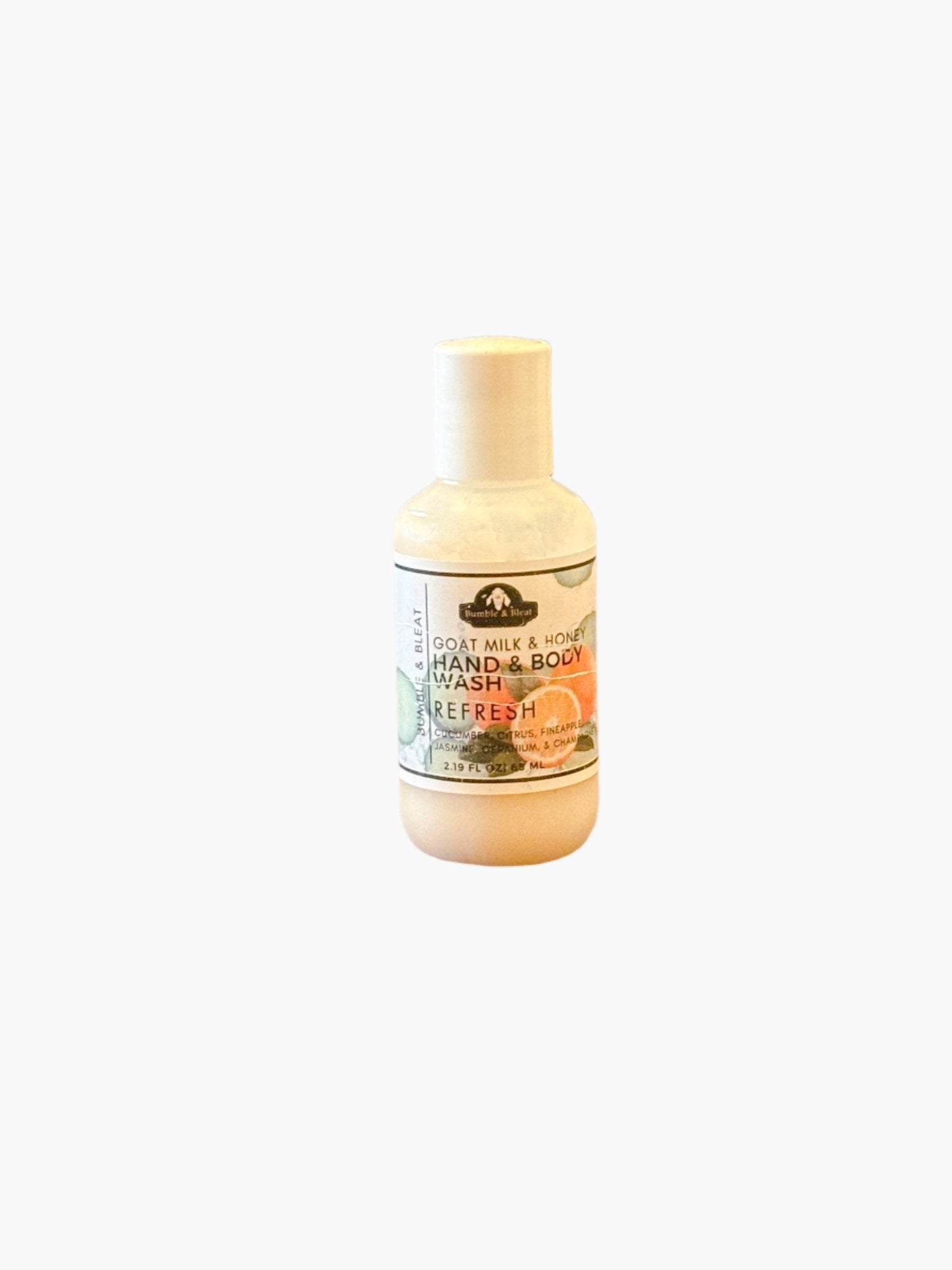 Refresh Goat Milk & Honey Hand and Body Wash - Bumble & Bleat Soapery
