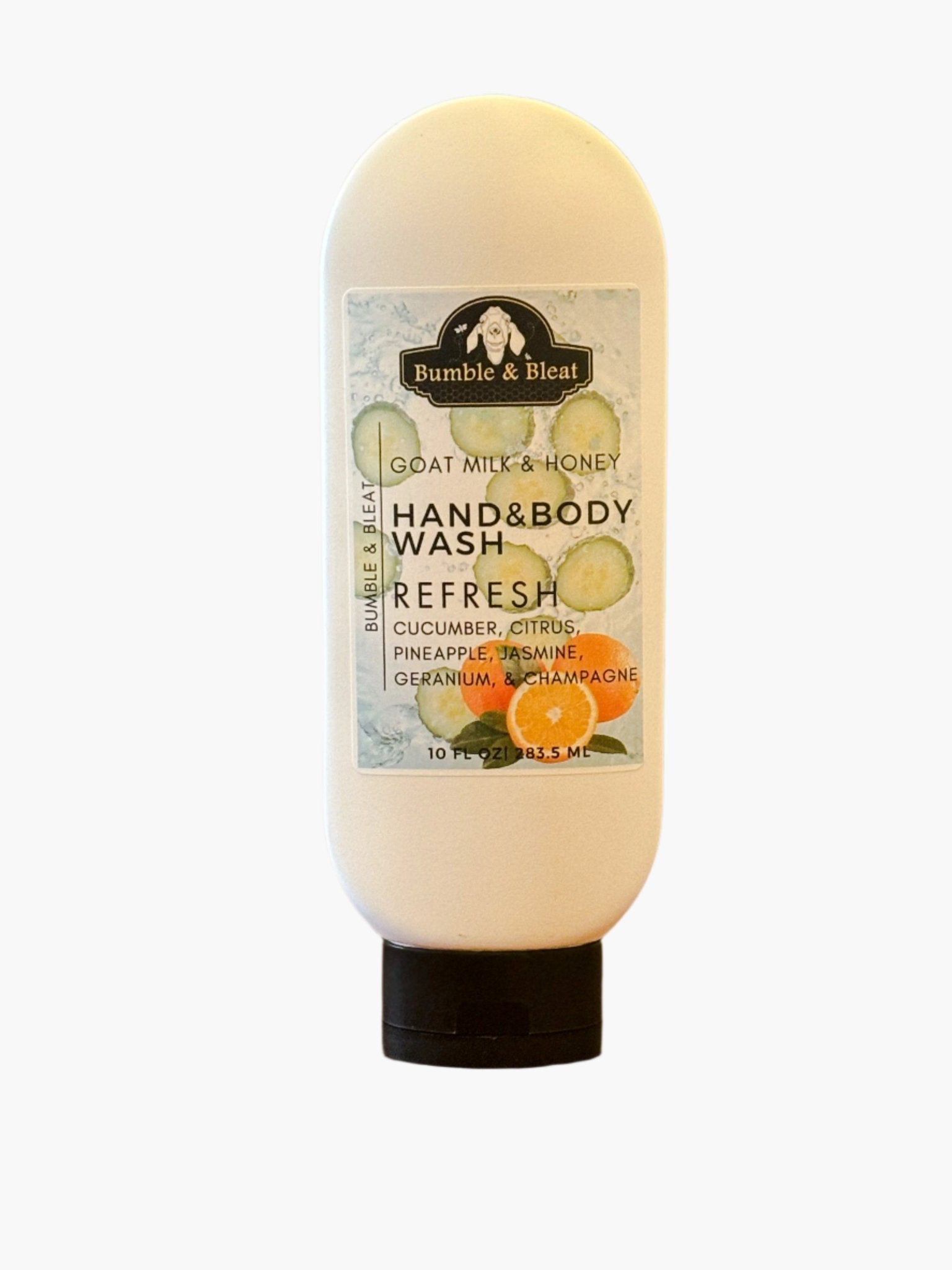 Refresh Goat Milk & Honey Hand and Body Wash - Bumble & Bleat Soapery