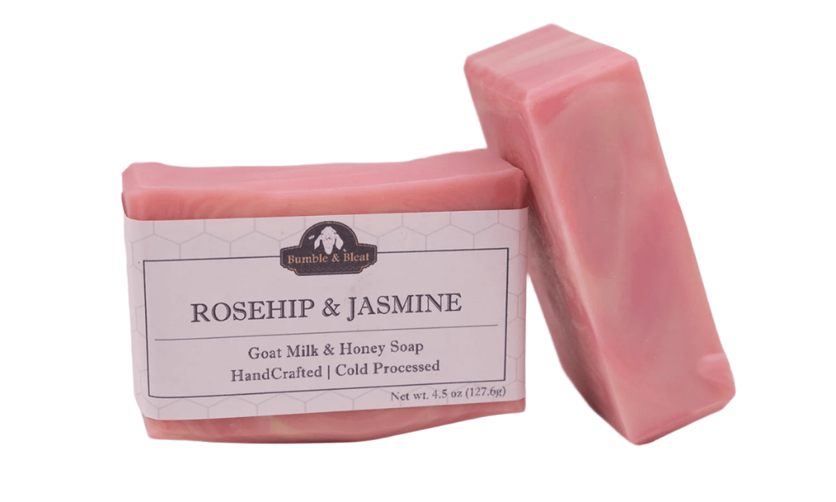 Rosehip and Jasmine Bar Soap - Bumble & Bleat Soapery