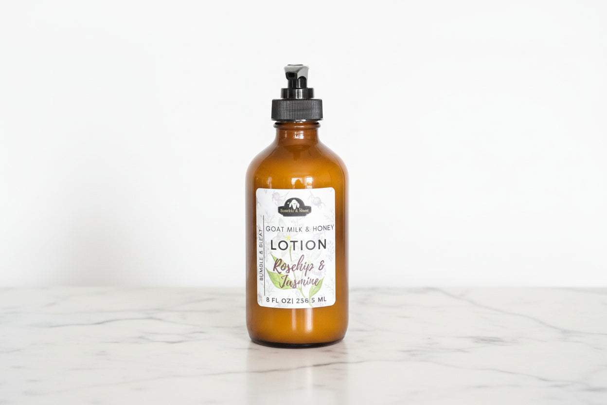 Rosehip & Jasmine Goat Milk Lotion - Bumble & Bleat Soapery