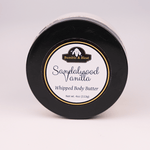 Sandalwood & Vanilla Whipped Quadruple Body Butter - Bumble & Bleat Soapery