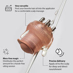 Scalp & Hair Oil Applicator - Terracotta - Bumble & Bleat Soapery