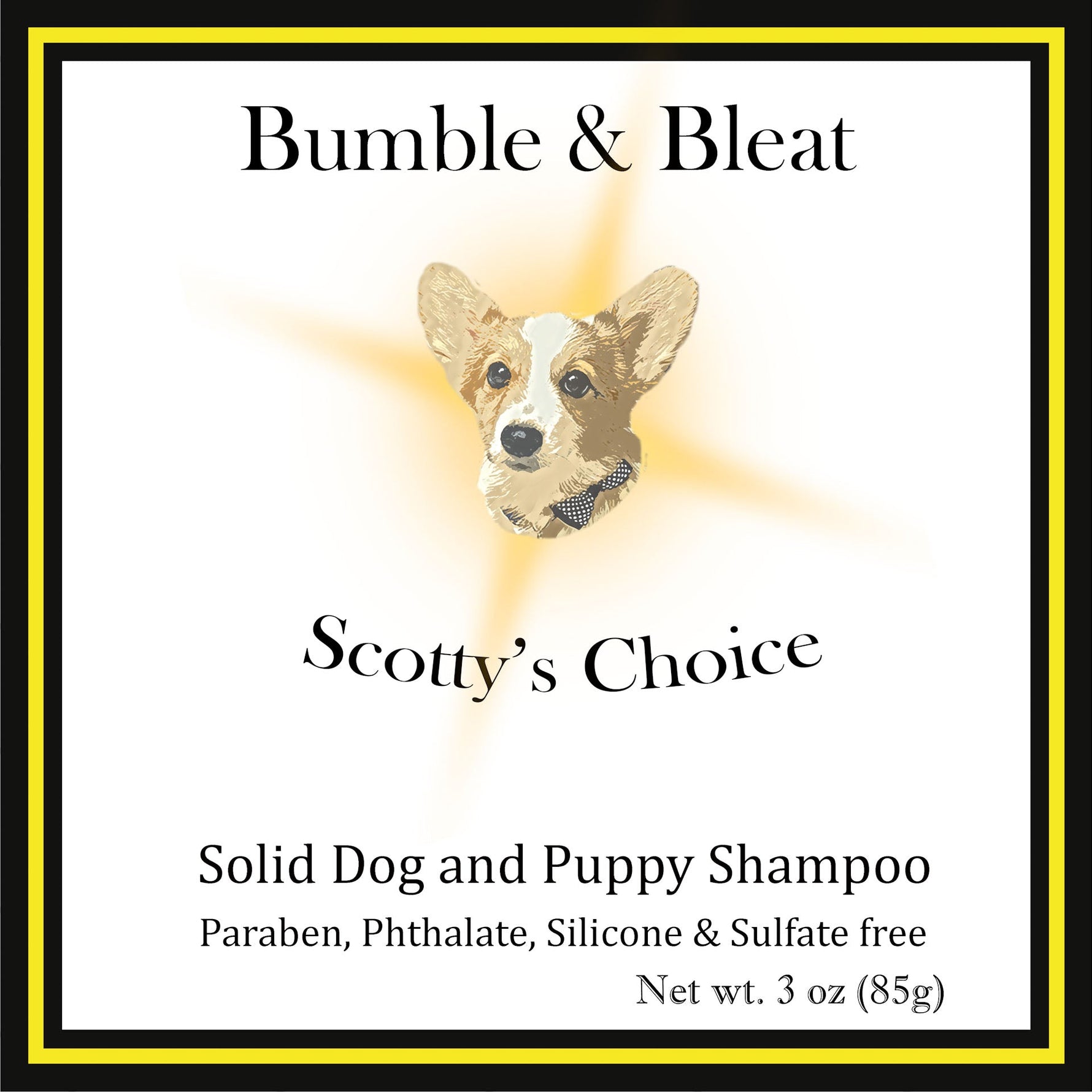 Scotty’s Choice Solid Pet Shampoo Bar - Bumble & Bleat Soapery