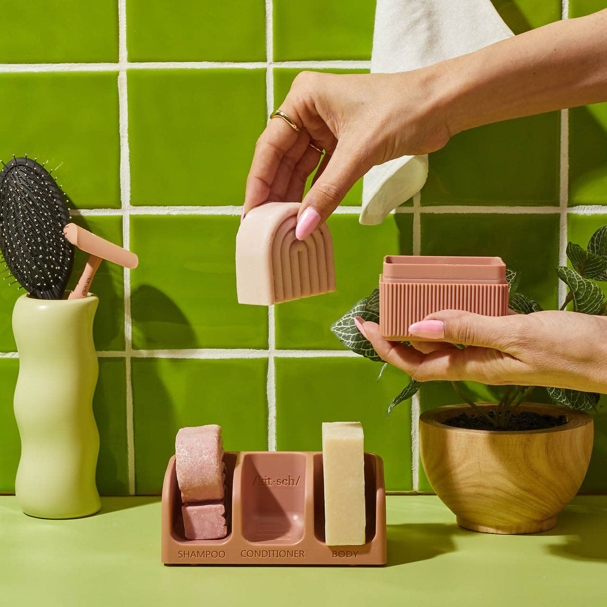 Self - draining Soap Dish - Terracotta - Bumble & Bleat Soapery