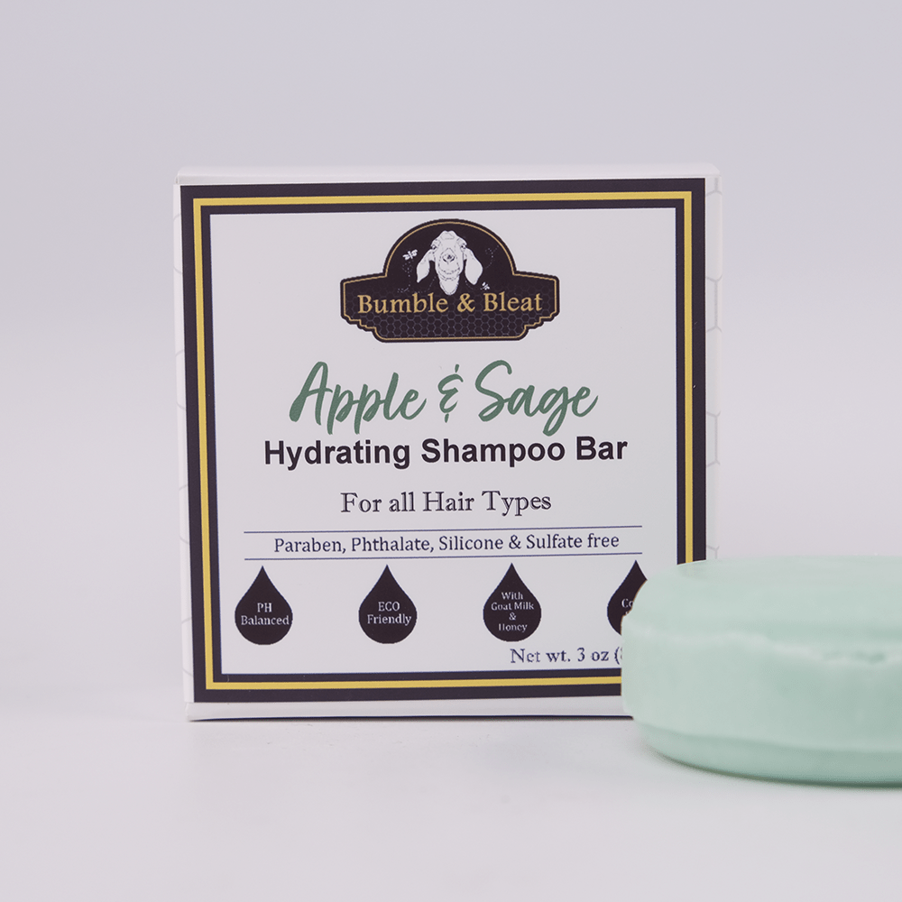 Shampoo Bars: Hydrating & Conditioning Formula - Bumble & Bleat Soapery