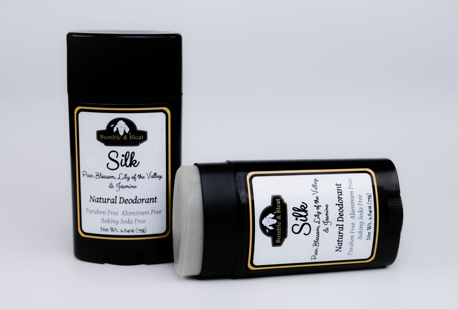 Silk Natural Deodorant - Bumble & Bleat Soapery