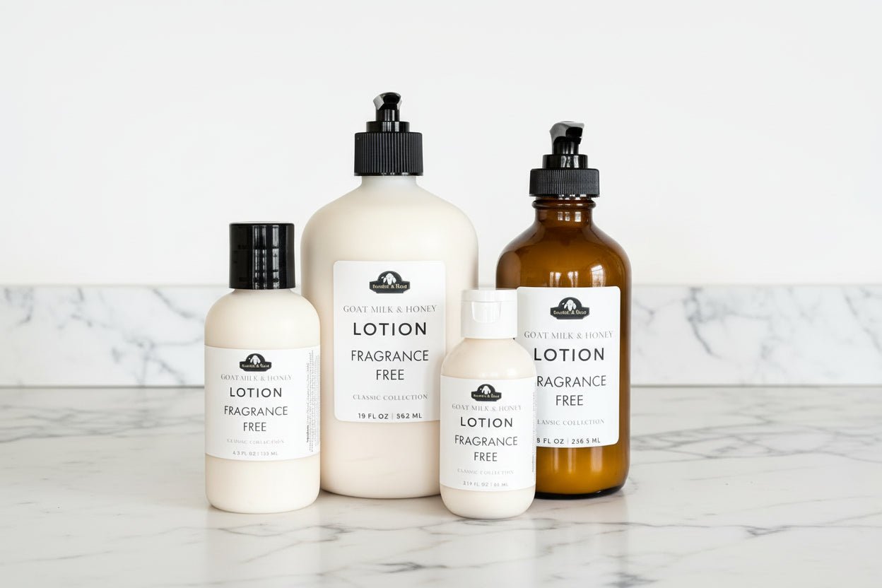 Simply Fragrance Free Goat Milk & Honey Lotion - Bumble & Bleat Soapery