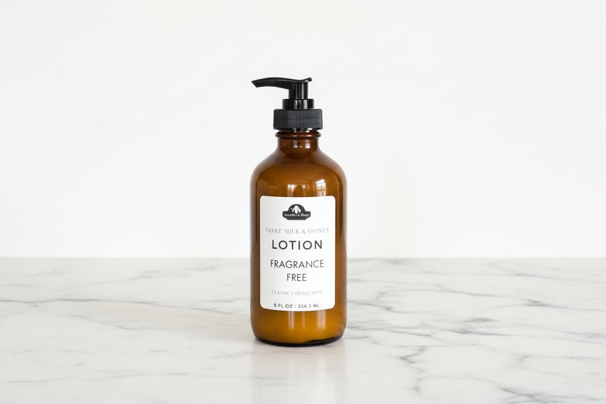 Simply Fragrance Free Goat Milk & Honey Lotion - Bumble & Bleat Soapery