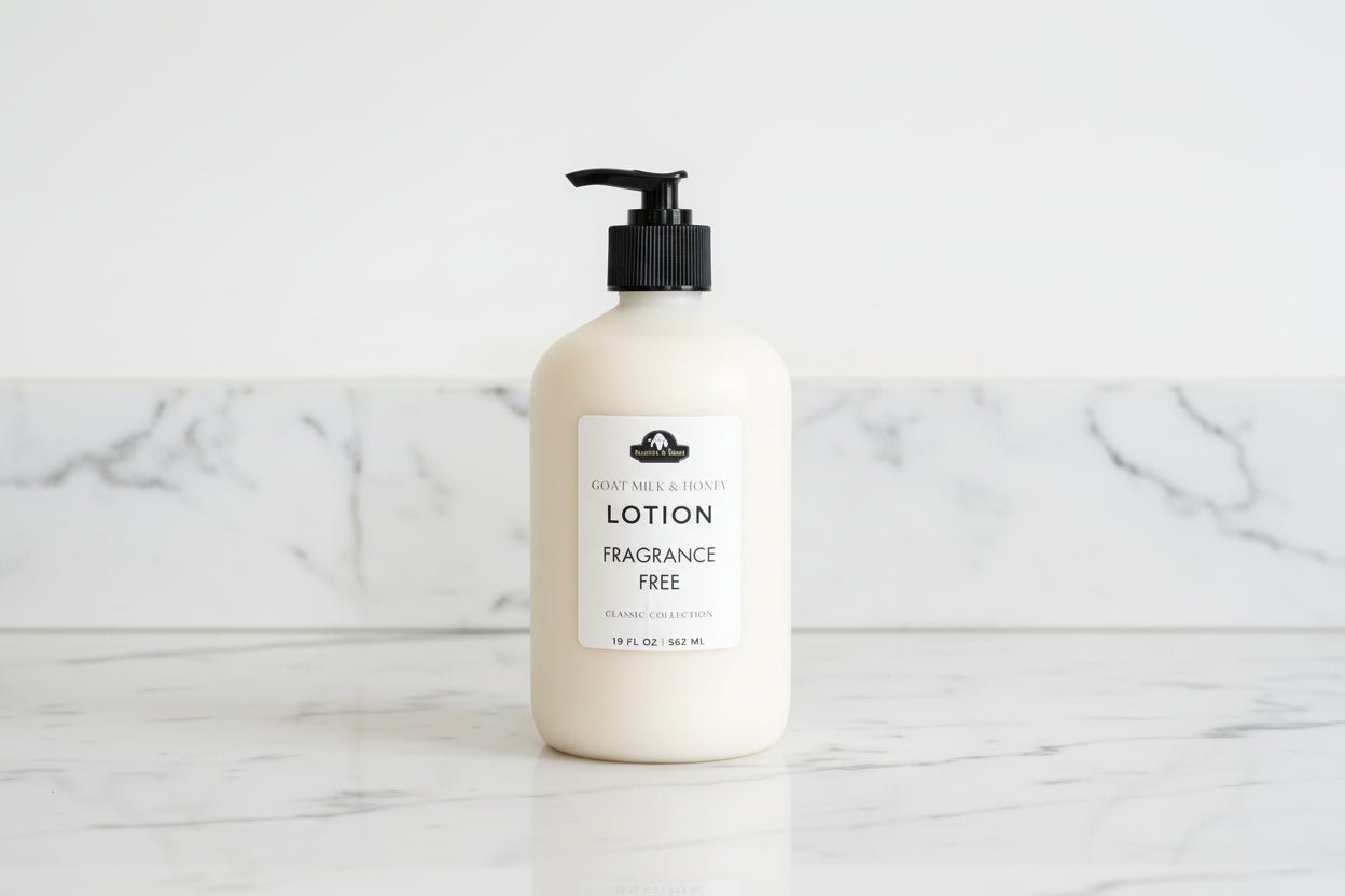 Simply Fragrance Free Goat Milk & Honey Lotion - Bumble & Bleat Soapery