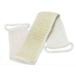 Soft Exfoliating Natural Loofah Back Strap Scrubber - Bumble & Bleat Soapery