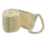 Soft Exfoliating Natural Loofah Back Strap Scrubber - Bumble & Bleat Soapery