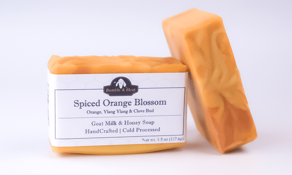 Spiced Orange Blossom Goat Milk & Honey Soap - Bumble & Bleat Soapery
