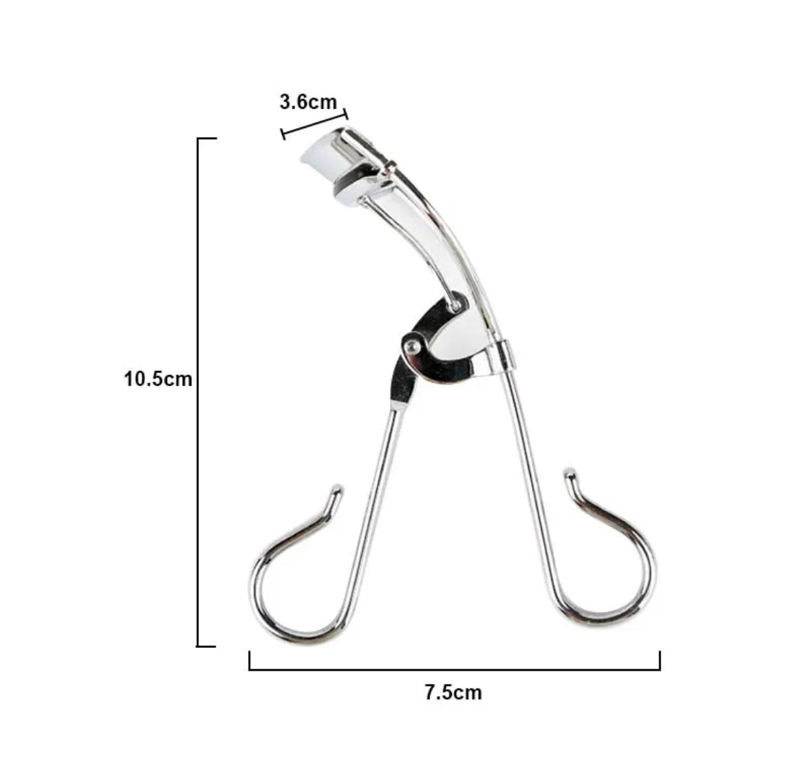 Stainless Steel Eyelash Curler with Silicone Pad - Bumble & Bleat Soapery