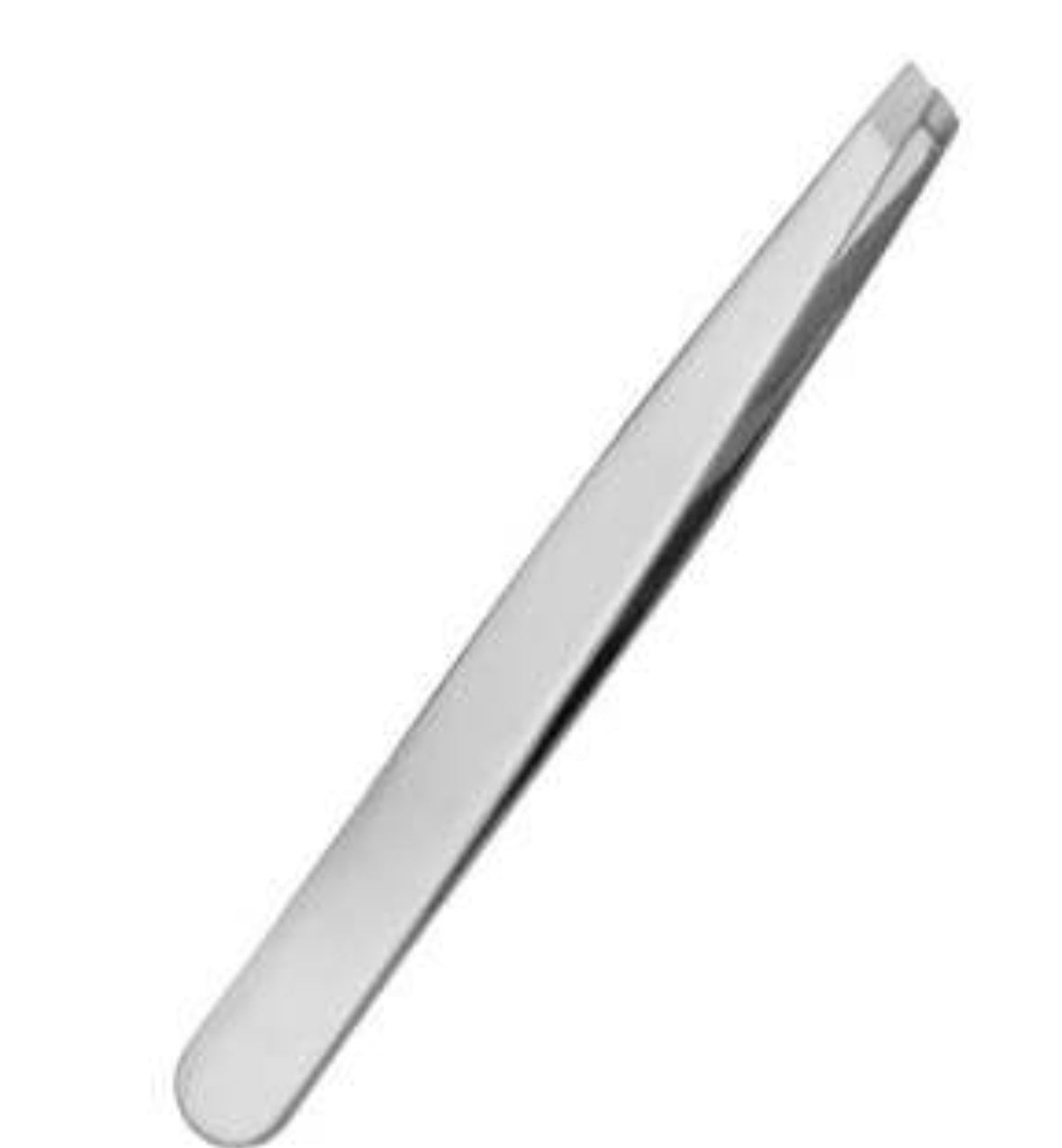 Stainless Steel Slanted Eyebrow Tweezer - Bumble & Bleat Soapery