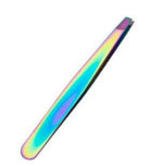 Stainless Steel Slanted Eyebrow Tweezer - Bumble & Bleat Soapery