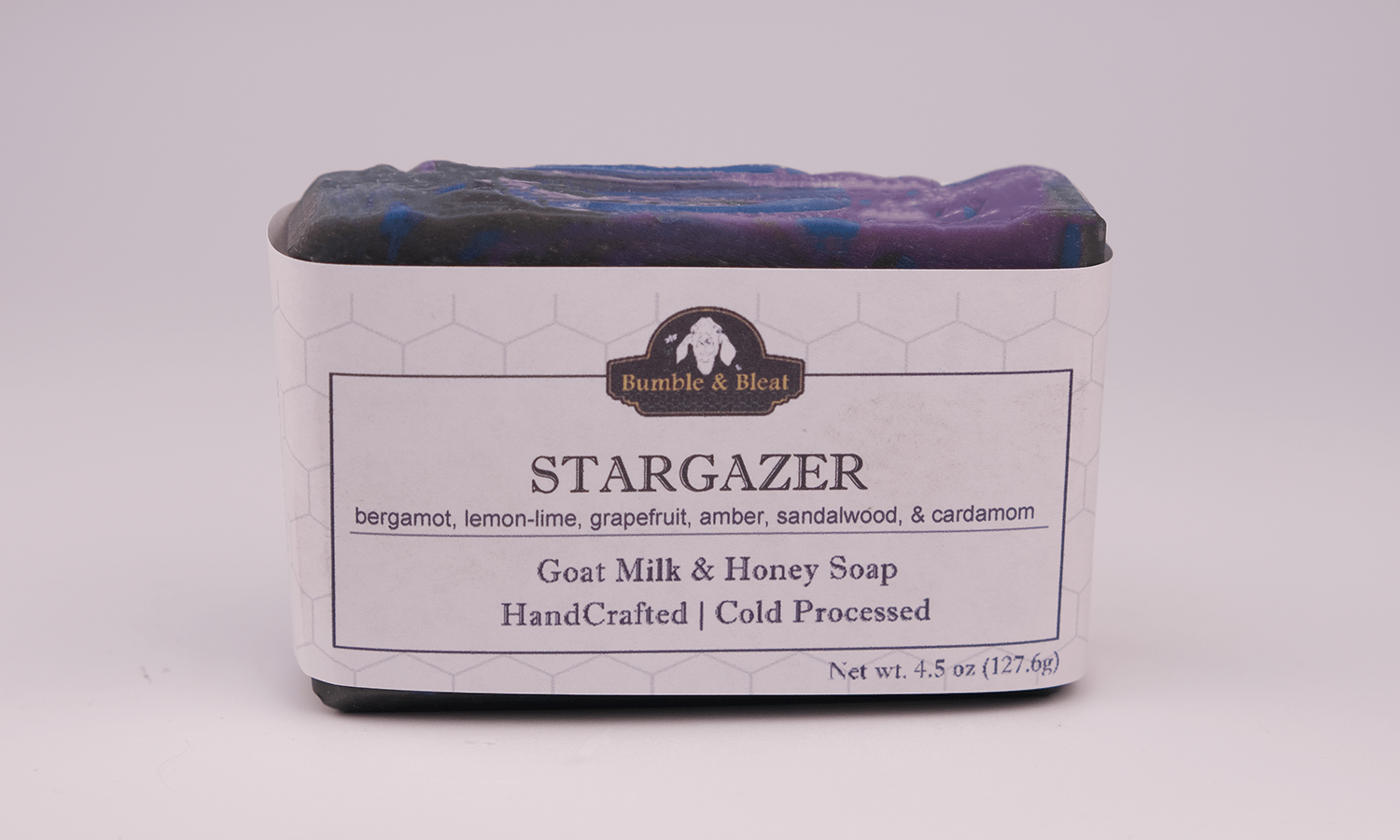 Stargazer Goat Milk & Honey Soap - Bumble & Bleat Soapery