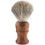 Super Badger Hair Shaving Brush - Wood Handle - Bumble & Bleat Soapery