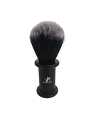Sword Edge Heavy Duty Solid Metal Black Shaving Brush - Bumble & Bleat Soapery