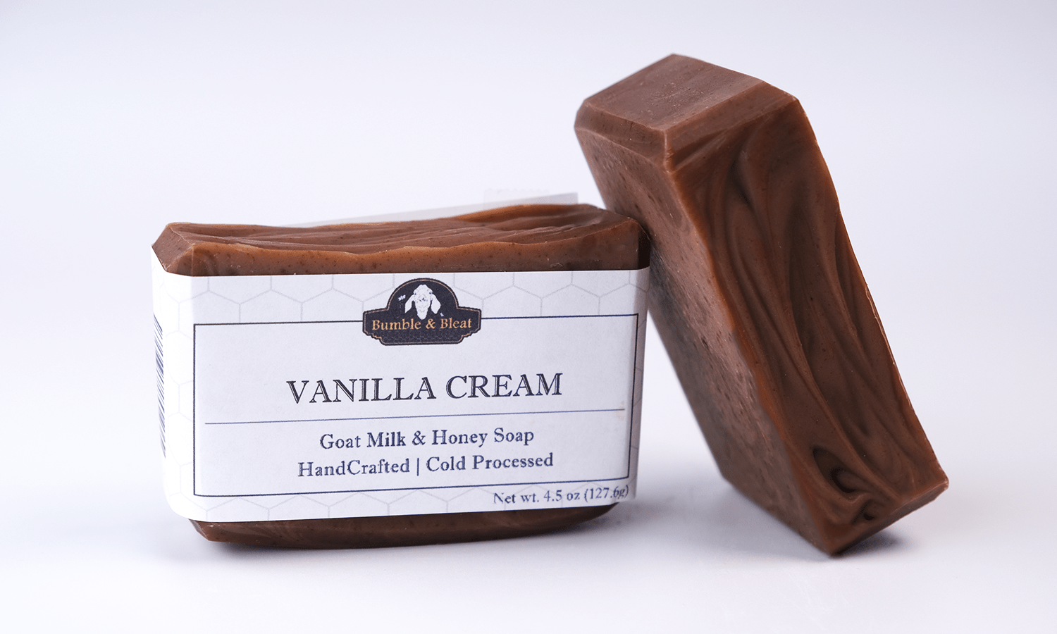 Vanilla Cream Bar Soap - Bumble & Bleat Soapery