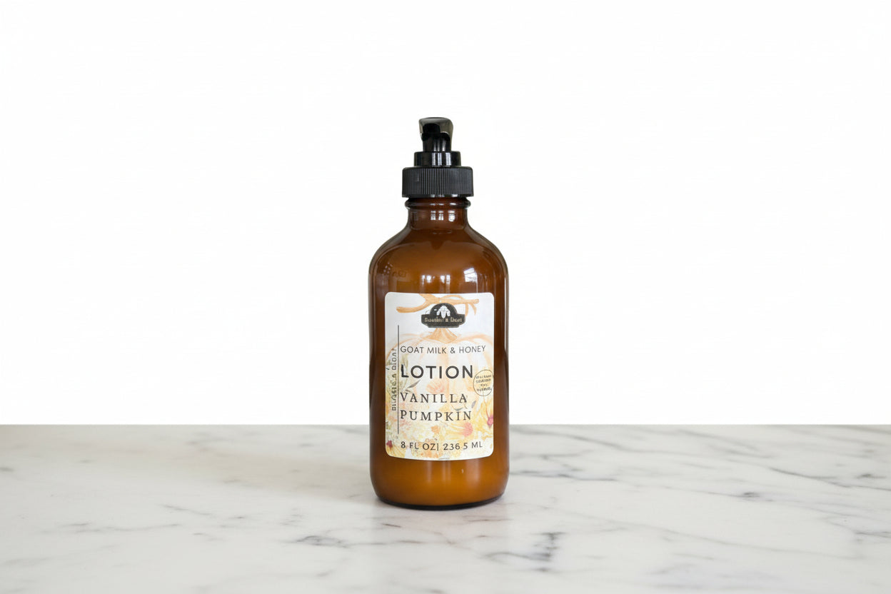Vanilla Pumpkin Goat Milk and Honey Lotion - Bumble & Bleat Soapery