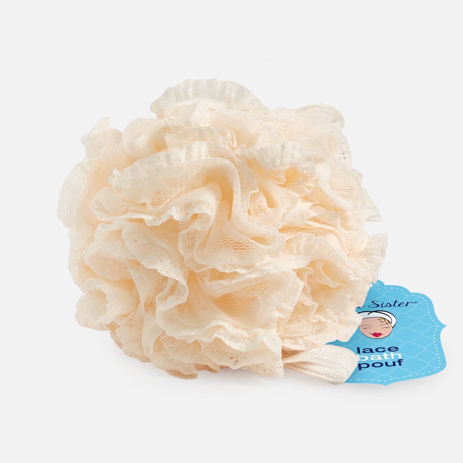 Vintage Lace Bath Pouf - Bumble & Bleat Soapery