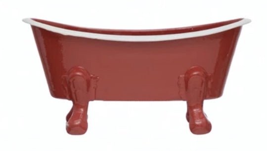 Vintage Metal Bathtub Soap Dish 8 Colors - Bumble & Bleat Soapery