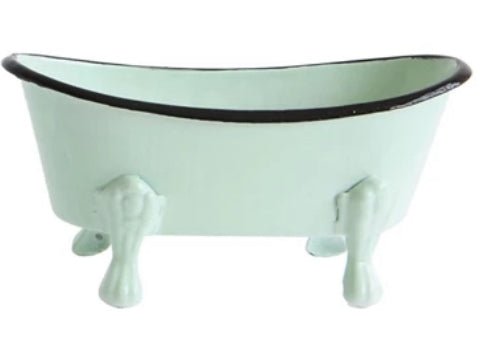 Vintage Metal Bathtub Soap Dish 8 Colors - Bumble & Bleat Soapery