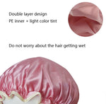 Waterproof Dual Layer Shower Cap - Bumble & Bleat Soapery