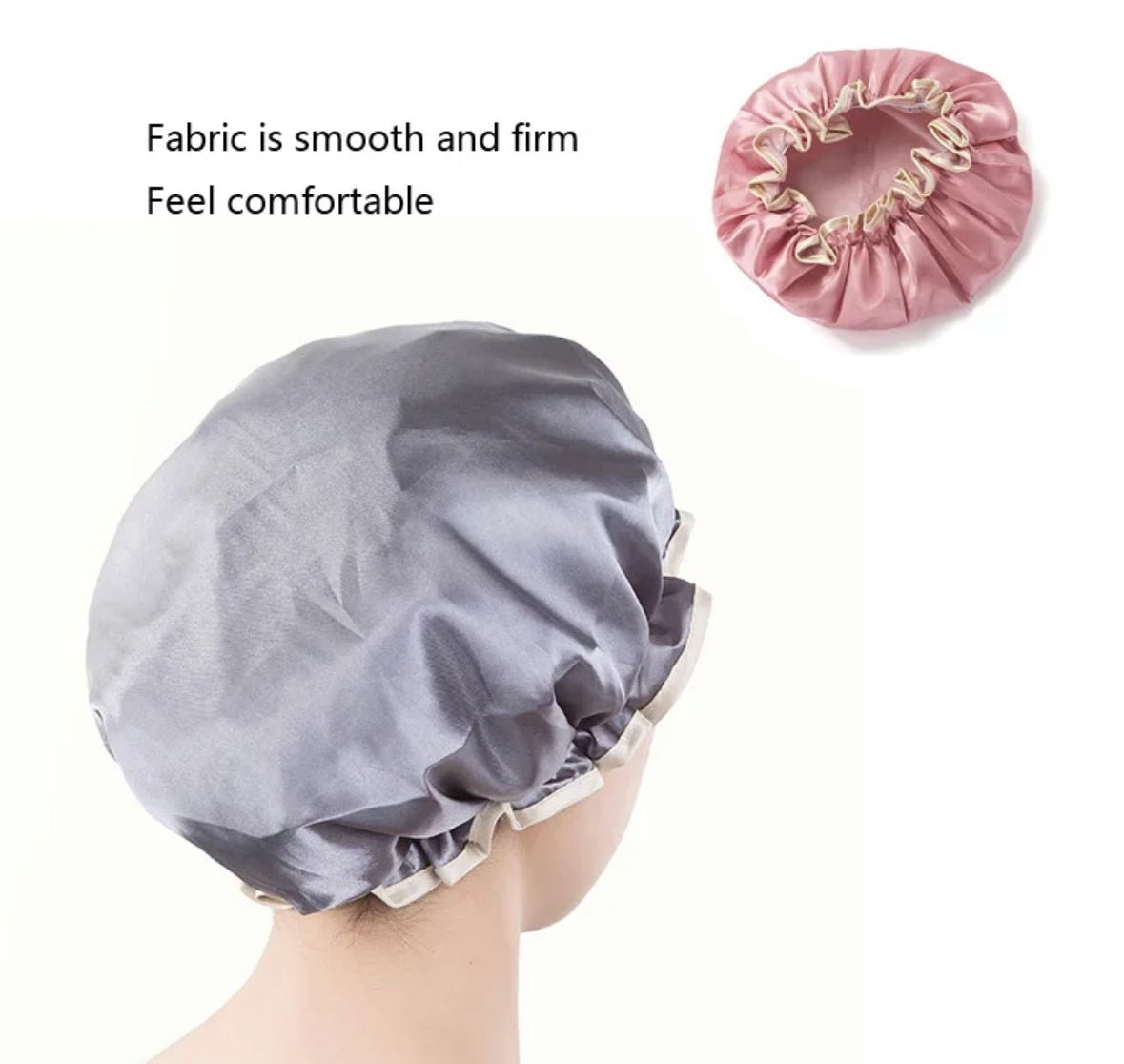 Waterproof Dual Layer Shower Cap - Bumble & Bleat Soapery