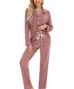 Women's Bamboo Long - Sleeve Pajamas - Bumble & Bleat Soapery
