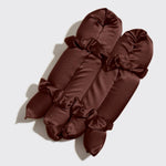 XL Satin Heatless Curling Set - Chocolate - Bumble & Bleat Soapery